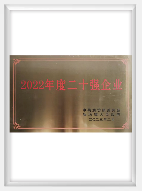 2022年度二十強企業(yè)